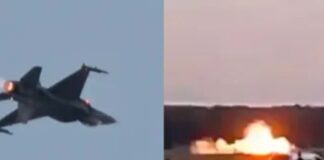 avión F-16 Polonia