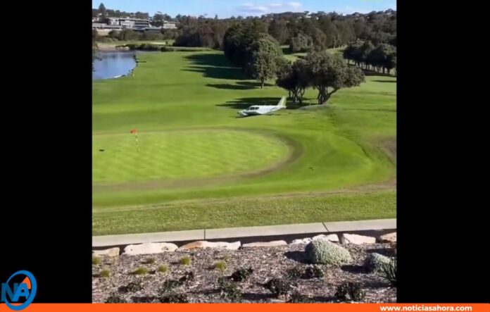 avioneta estrelló campo de golf Australia avioneta estrelló campo de golf Australia