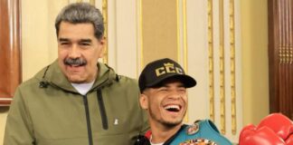 campeón mundial de boxeo Nicolás Maduro