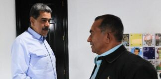 Maduro se reúne con gobernador de Cojedes