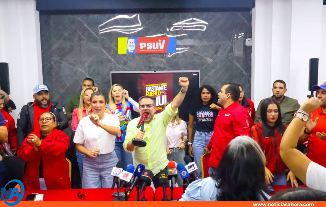 Lacava reafirma respaldo a Maduro.