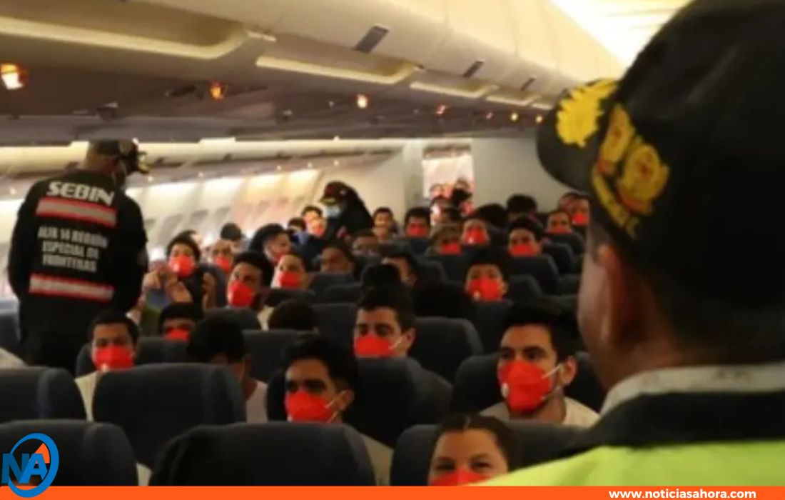 Nuevo vuelo arriba a Venezuela 183 migrantes.0