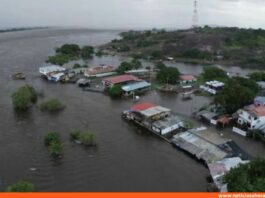 Crecida del Orinoco alerta roja en Bolívar