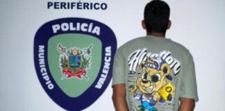 Policía de Valencia capturó hombre en Miguel Peña