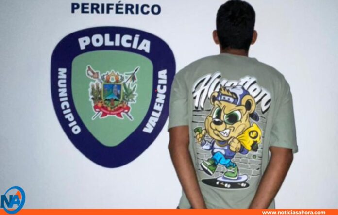 Policía de Valencia capturó hombre en Miguel Peña Policía de Valencia capturó hombre en Miguel Peña