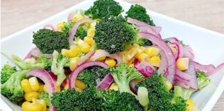 Ensalada cremosa de brócoli