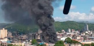 Incendio local mercado La Cebollera