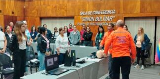 Carabobeñas empoderadas Taller Soporte Vital Básico en PDVSA Yagua