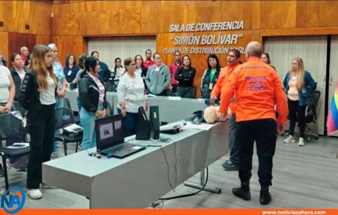 Carabobeñas empoderadas Taller Soporte Vital Básico en PDVSA Yagua