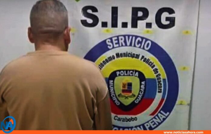 Detienen a hombre solicitado en Guacara