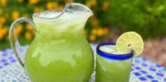 Jugo de pepino y limón