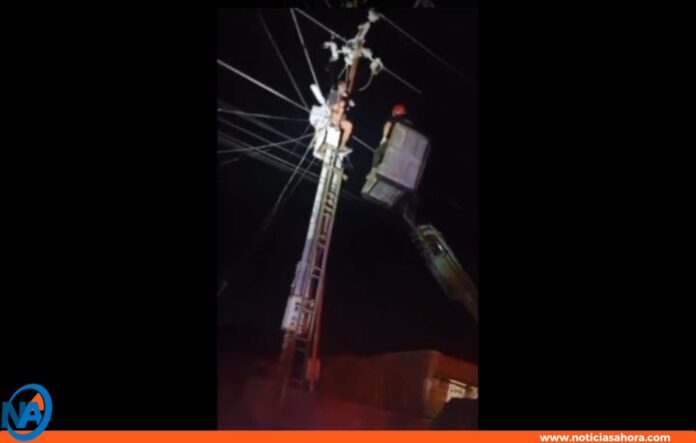 hombre electrocutado Maracaibo