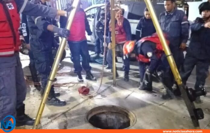 hombre falleció alcantarilla Caracas