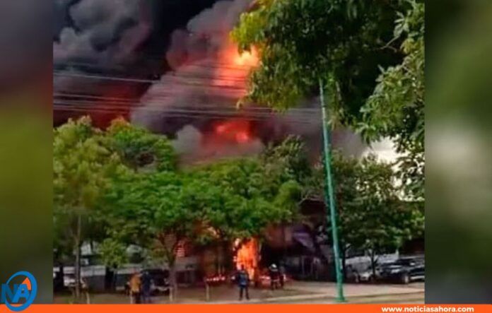 incendio empresa Los Guayos incendio empresa Los Guayos