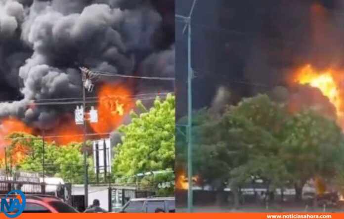 incendio empresa Los Guayos incendio empresa Los Guayos
