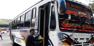 reubicación rutas interurbanas Caracas