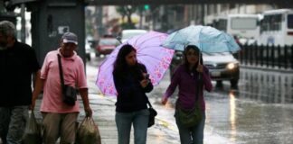 Inameh lluvias Venezuela