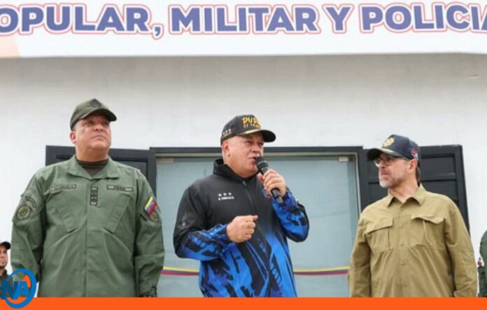 Ministro Cabello y Gobernador Lacava