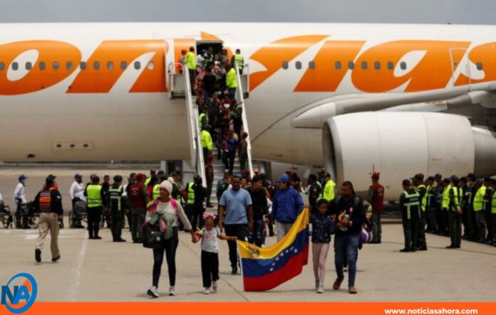 Arriba a Maiquetía 286 venezolanos