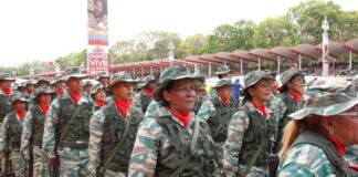 ejercicios Milicia Bolivariana
