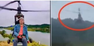 influencer chino murió helicóptero