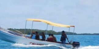 personas varadas Morrocoy