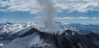 volcán Perú alerta naranja