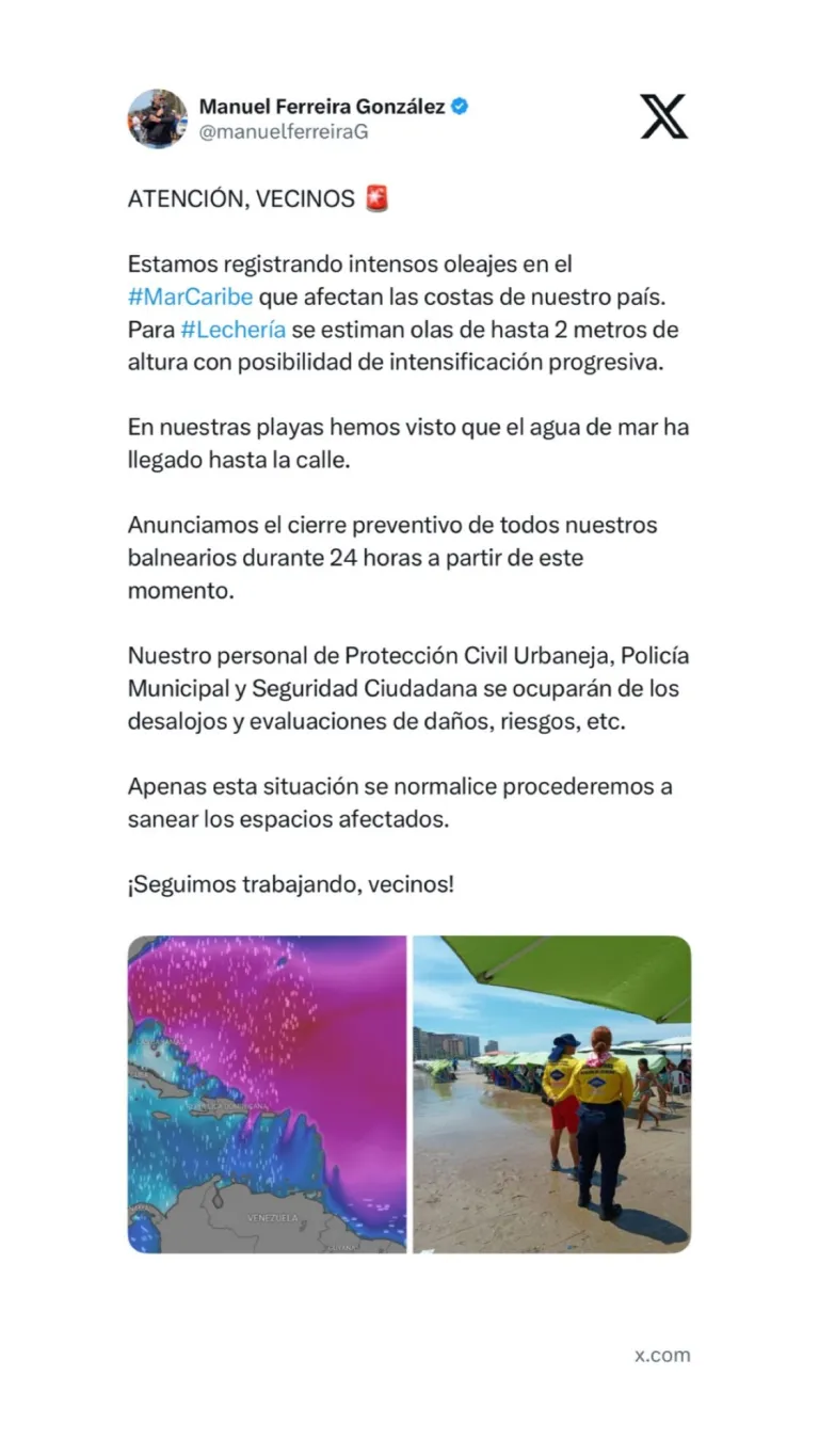 Restringen acceso a playas de Lechería.0