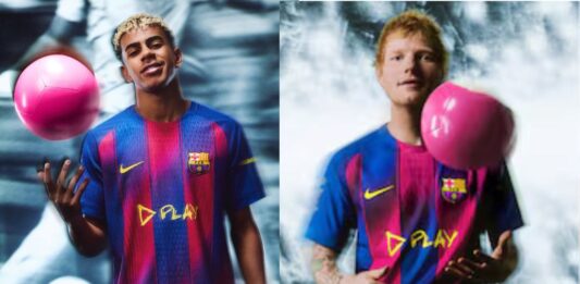 Ed Sheeran FC Barcelona