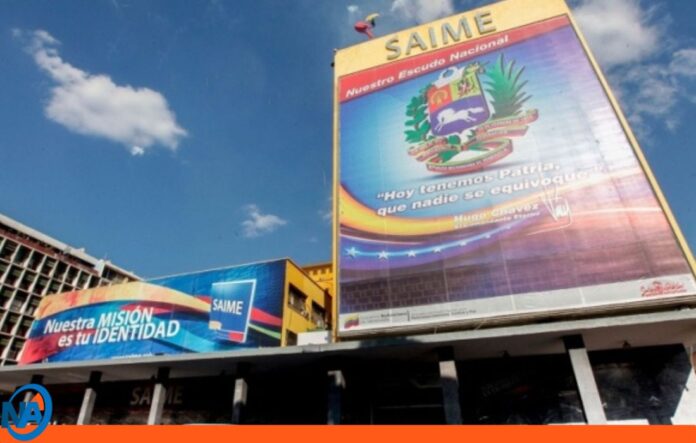 SAIME constancia extranjeros