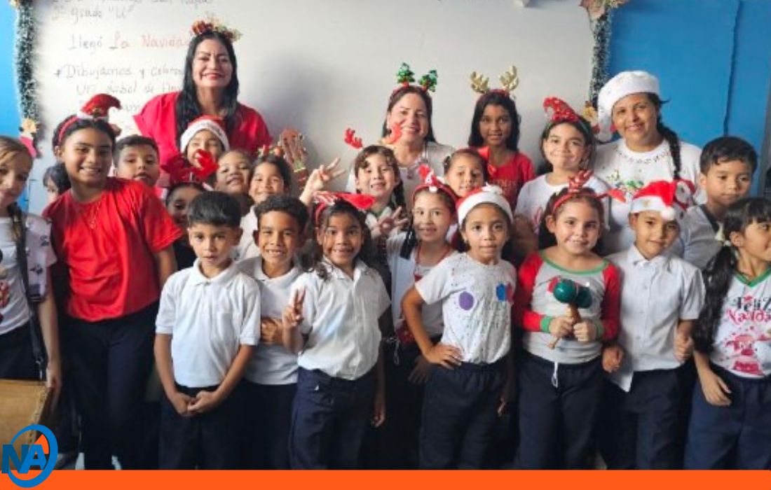 Estudiantes carabobeños dieron inicio a la Navidad.1