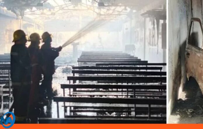incendio devasta templo evangélico Punto Fijo