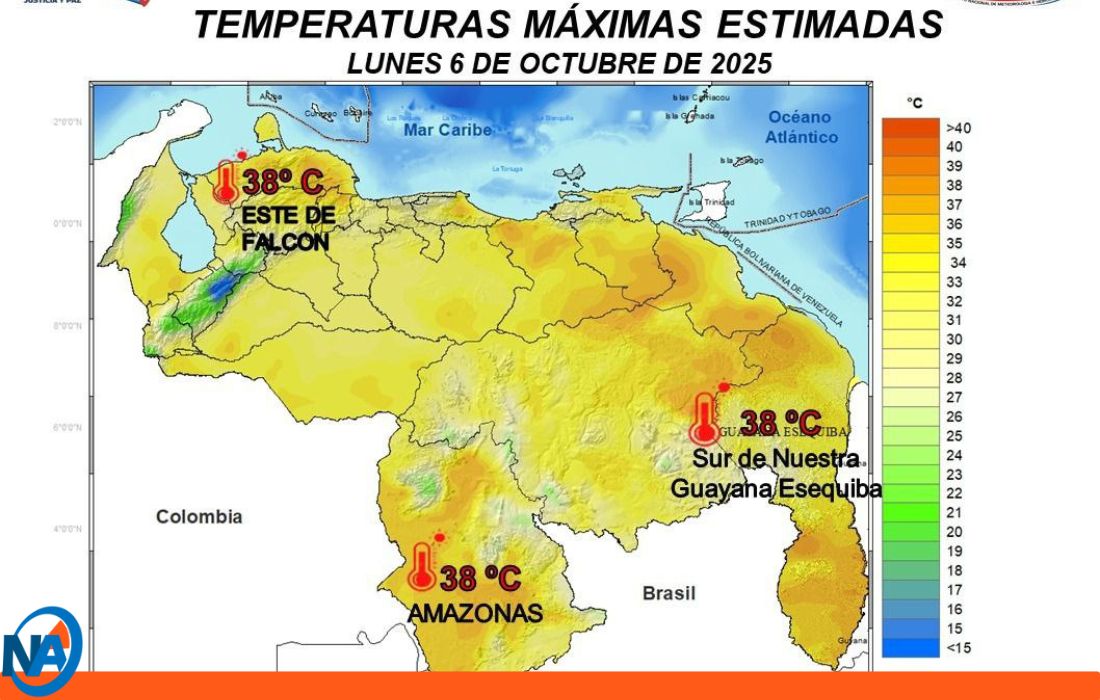 Pronóstico INAMEH en Venezuela. 2