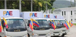 Camiones fortalecer distribución Escolar (PAE)