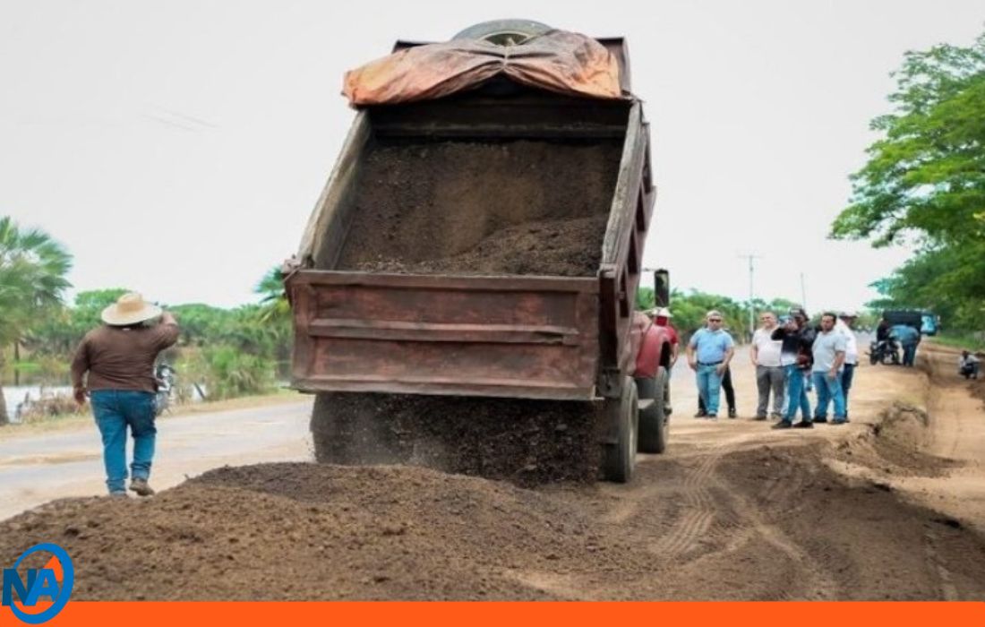 Alcaldía de Camaguán asfaltado en vía afectada.0