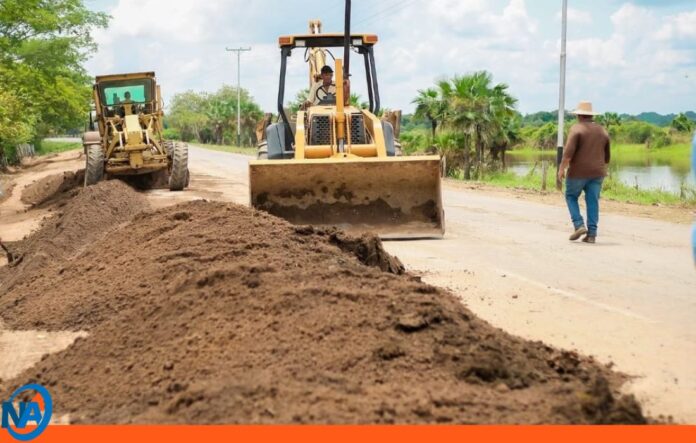 Alcaldía de Camaguán asfaltado en vía afectada Alcaldía de Camaguán asfaltado en vía afectada