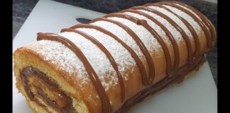 brazo de gitano de dulce de leche