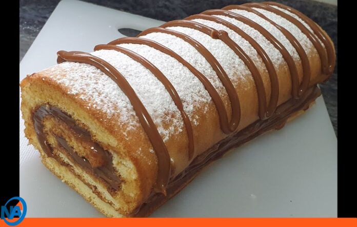 brazo de gitano de dulce de leche