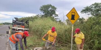 señales preventivas Troncal 002 de Guárico