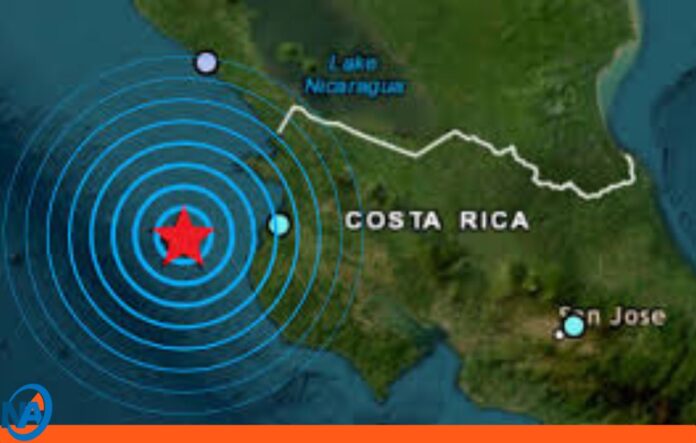 Sismo de magnitud 5.9 Costa Rica