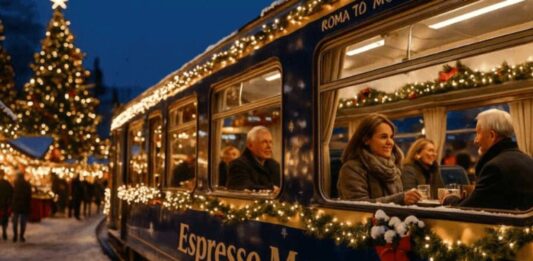 Italia tren nocturno de navidad conecta a Roma