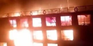 crucero Nilo incendio