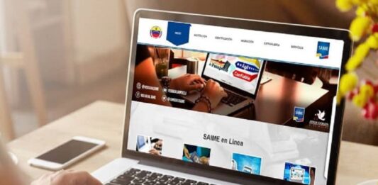 datos filiatorios página web Saime