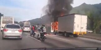 incendio camión AGMA