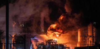 incendio explosión refinería Los Ángeles