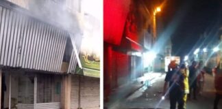 incendio zapatería Punto Fijo