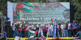 movilización Palestina Caracas