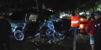 vehículo colisionó Maracay