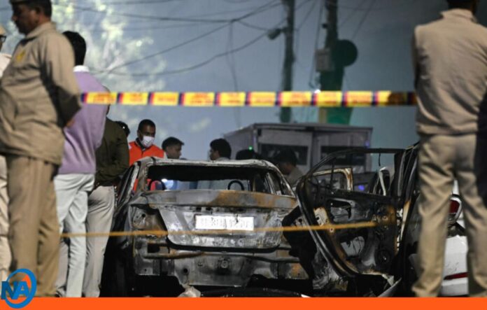 Explosión vehículo Nueva Delhi Explosión vehículo Nueva Delhi