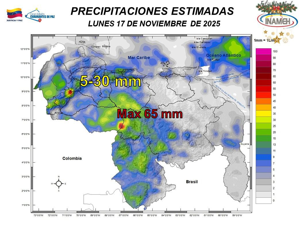 Tiempo en Venezuela 17 de Noviembre-2-2